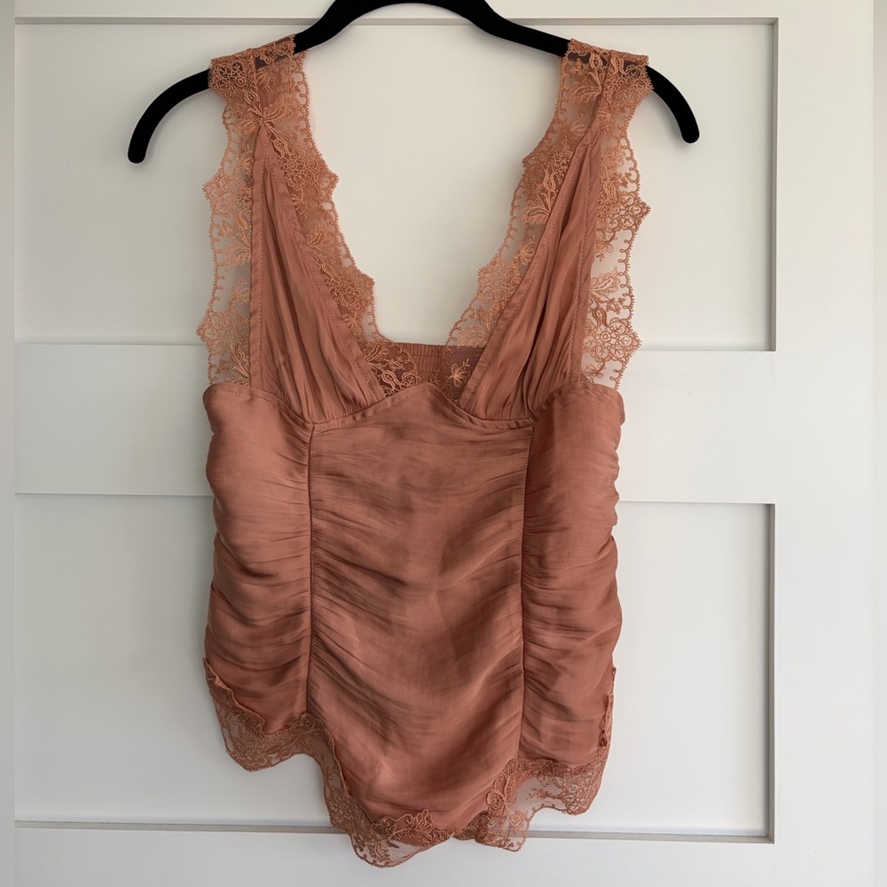 Free People Elena Lace Tank
